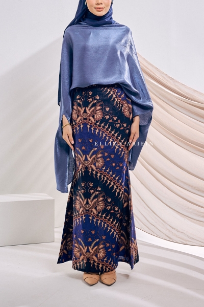 Caftan Anggun 2.0 in Navy Blue (SKIRT ONLY)